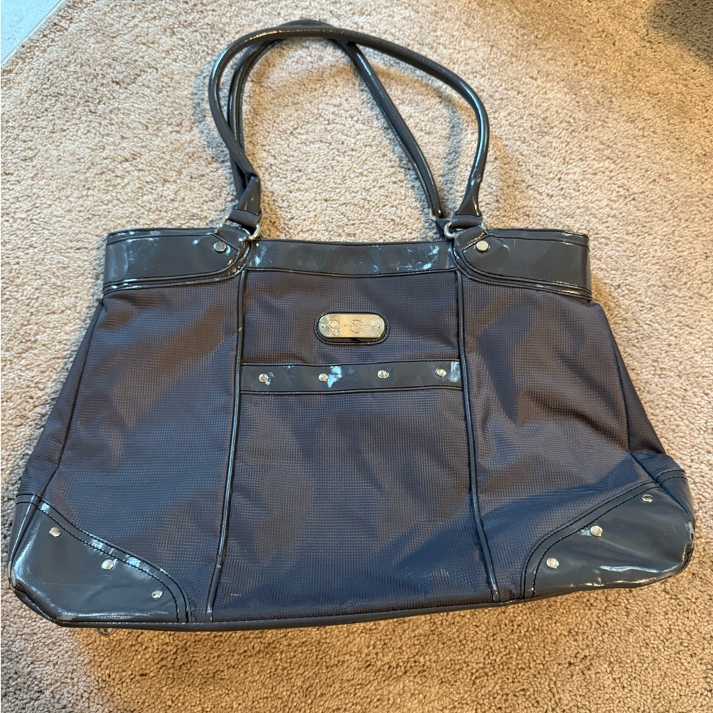 Jessica Simpson Gray Laptop Bag